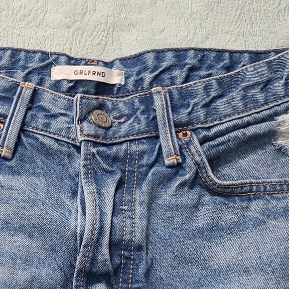 GRLFRND Cindy Psychedelic Shack Jean shorts - Picture 6 of 6